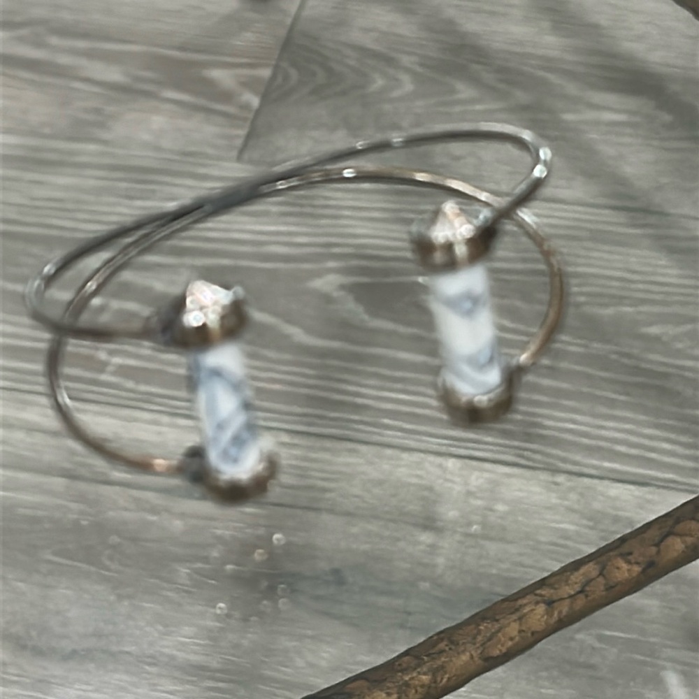 MARBLE STONE CUFF BRACELET